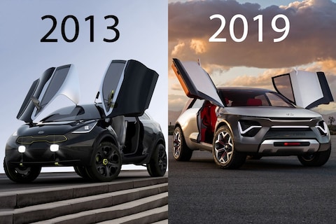 Kia Niro-voorbodes kregen steevast vleugeldeuren mee