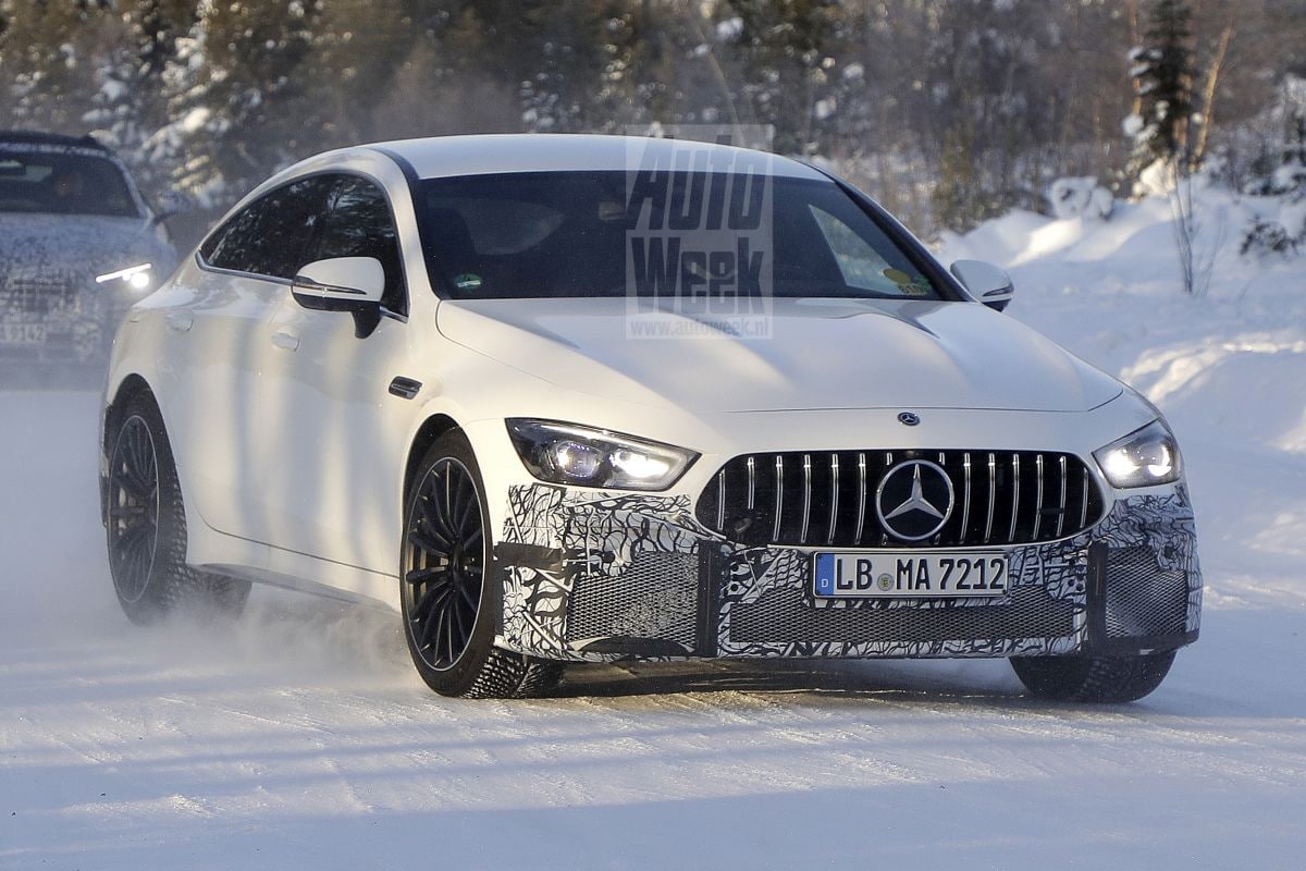 Mercedes-AMG GT '73' 4-Door Coupé op pad