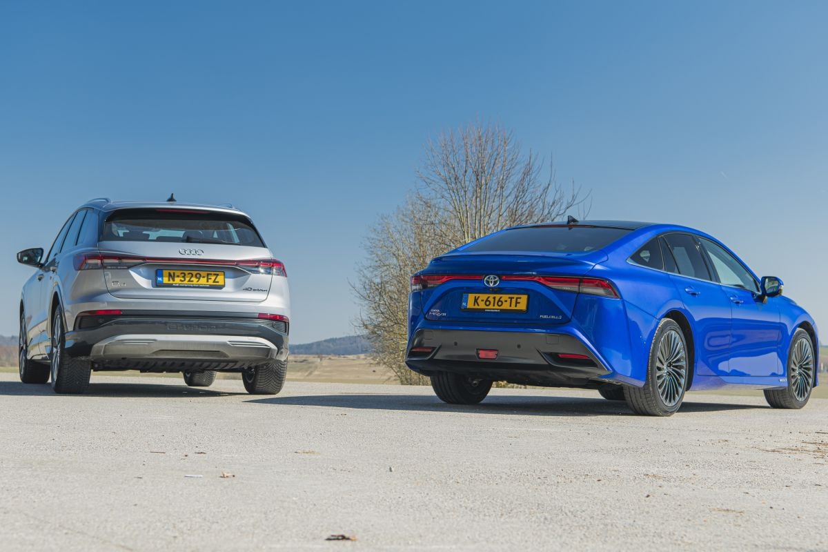 Elektrisch en waterstof dubbeltest multitest ev mirai q4