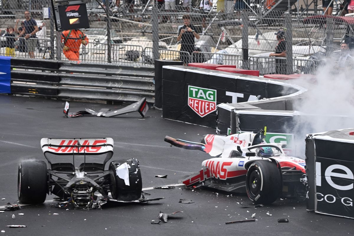 Mick Schumacher crash Monaco F1 (ANP)
