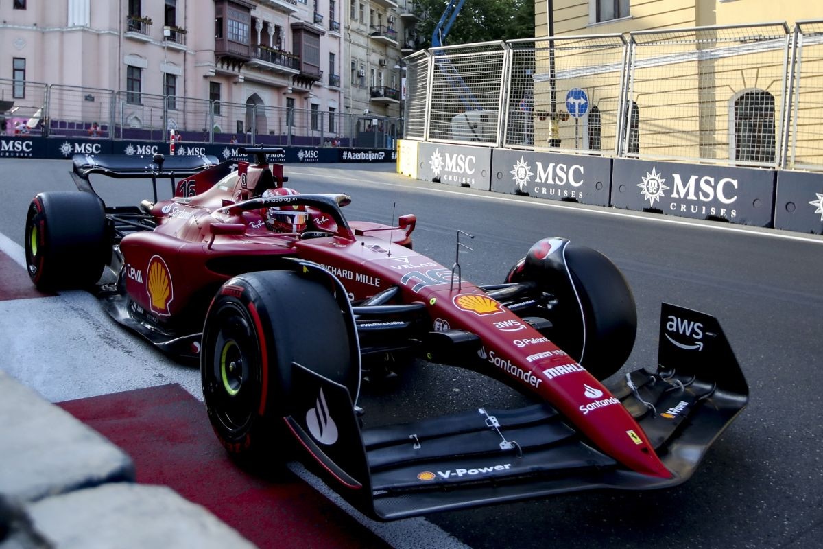 Charles Leclerc Ferrari Azerbeidzjan F1 (ANP)