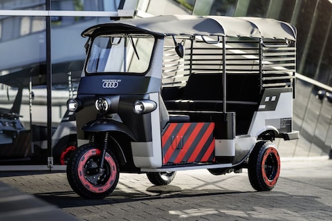 Audi stopt oude accu's in Indiase riksja's