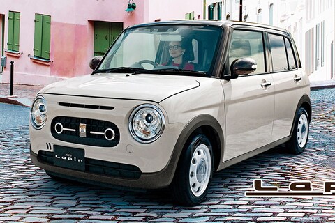 Suzuki Alto Lapin LC: klein met retrosaus