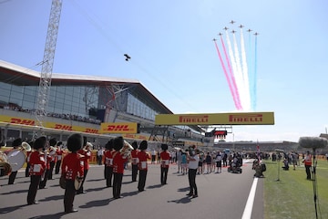 Circuit Silverstone met Red Arrows - Foto ANP