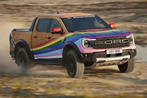 Ford Very Gay Raptor en elektrische SuperVan naar Goodwood
