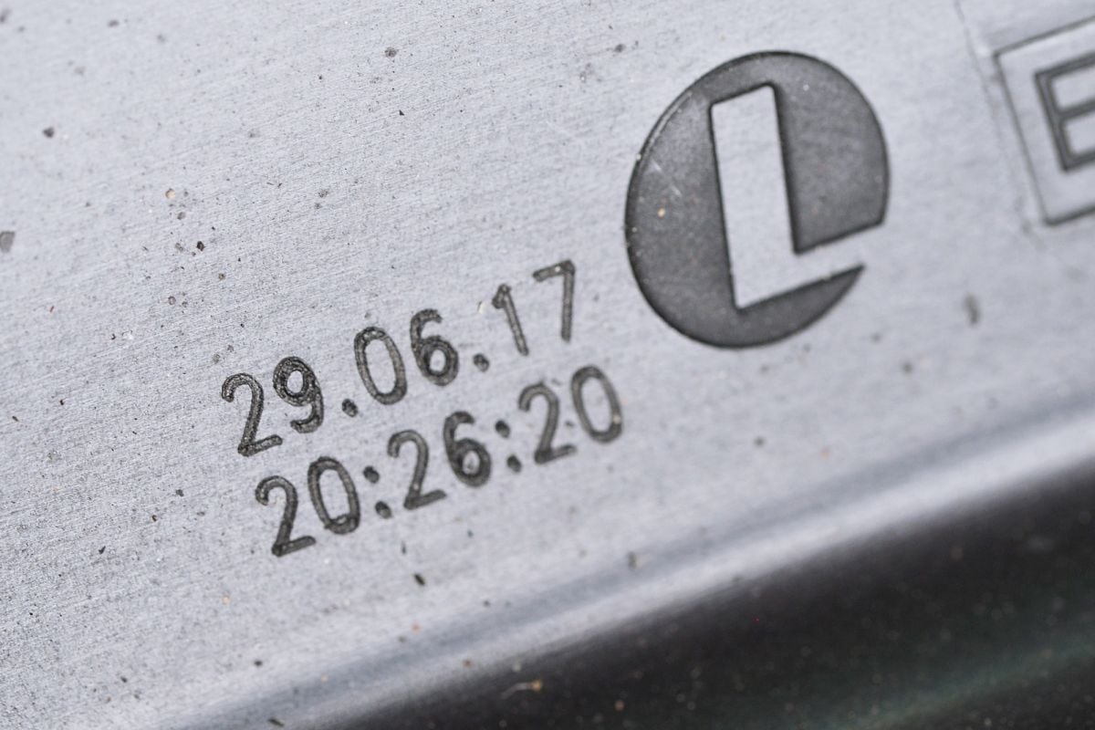 Ware leeftijd - Productiedatum klepje achterklep