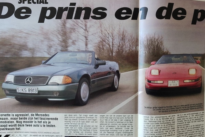 SL en Corvette Oude Doos
