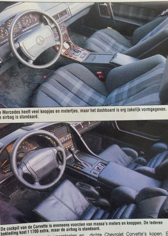 SL en Corvette Oude Doos