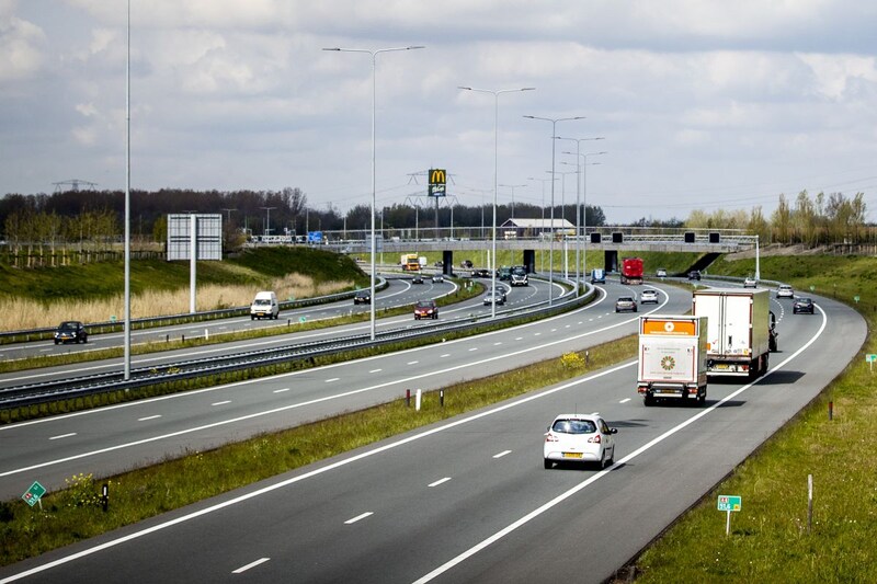 Snelweg A6 Almere (ANP)