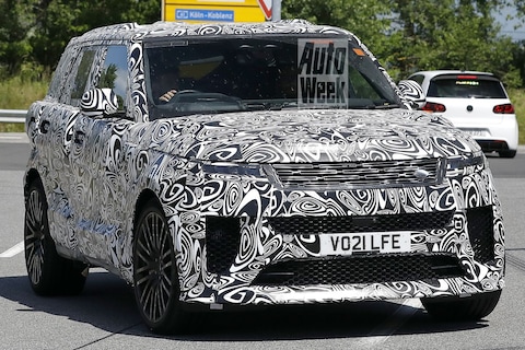 Nieuwe Range Rover Sport SVR beter te zien