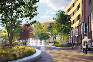 Stationsplein Amersfoort, impressie Ivana Zambeli