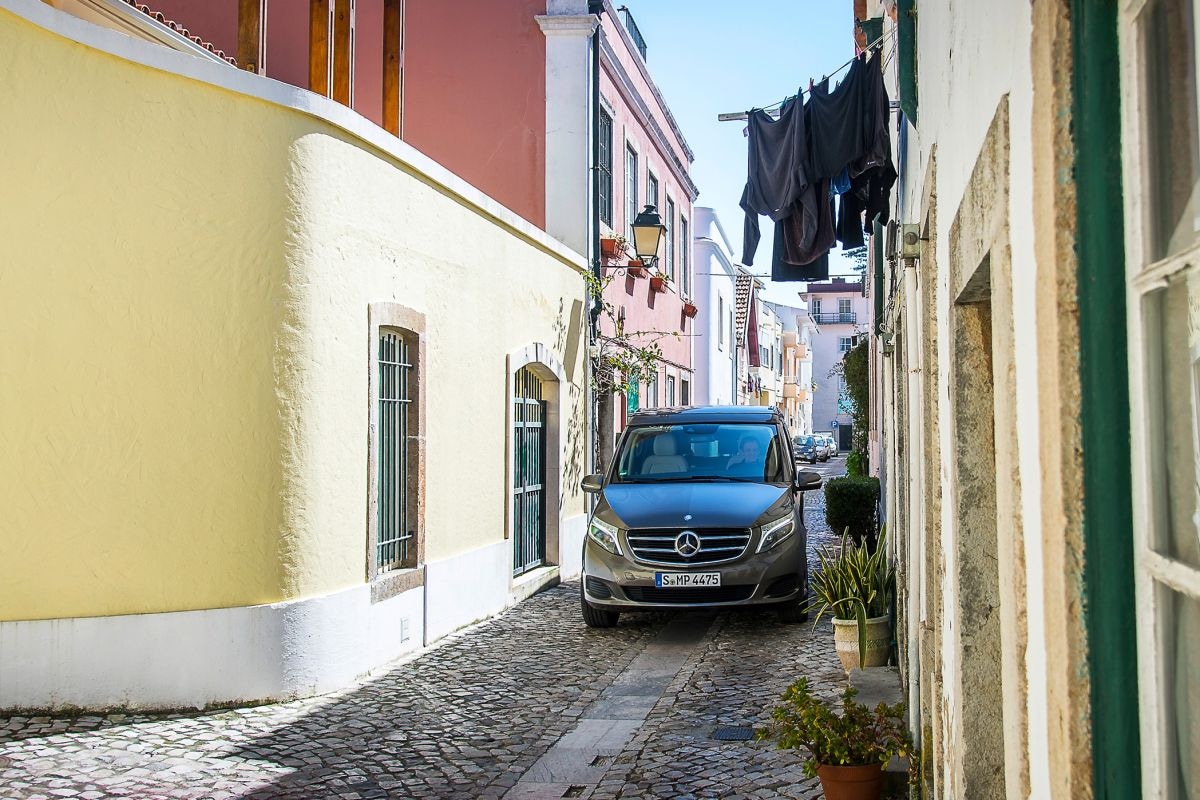 TomTom Go Camper test steegje