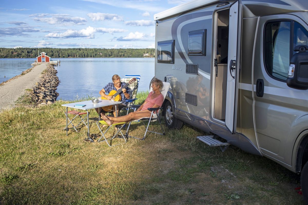 Wild kamperen met een camper Zweden
