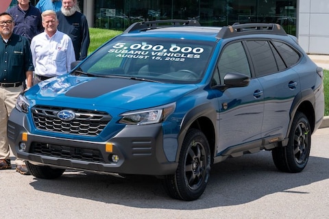 Vijf miljoenste Subaru buiten Japan gebouwd