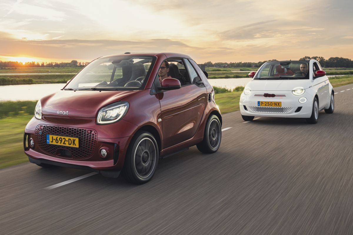 Smart EQ ForTwo Cabrio vs. Fiat 500e Cabrio