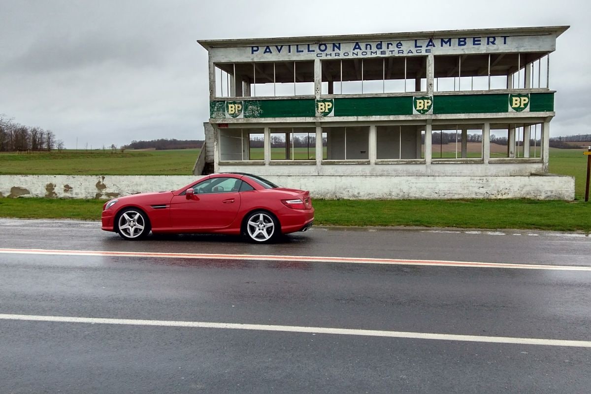 SLK op Circuit de Champagne Reims-Gueux tijdwaarneming