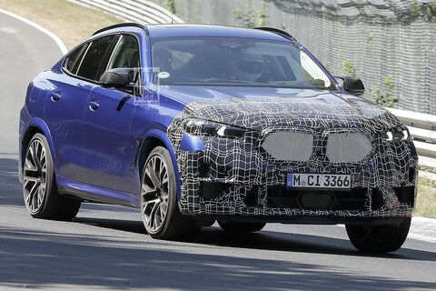 Vernieuwde BMW X6 M dendert over de Ring