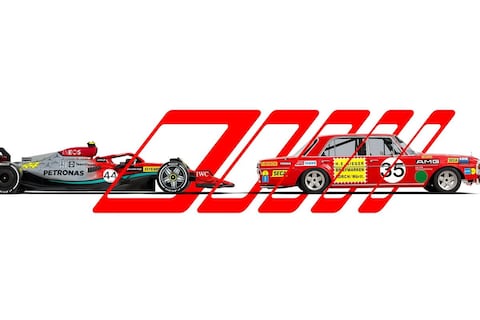 Mercedes F1-team rijdt met deels rode auto GP van België