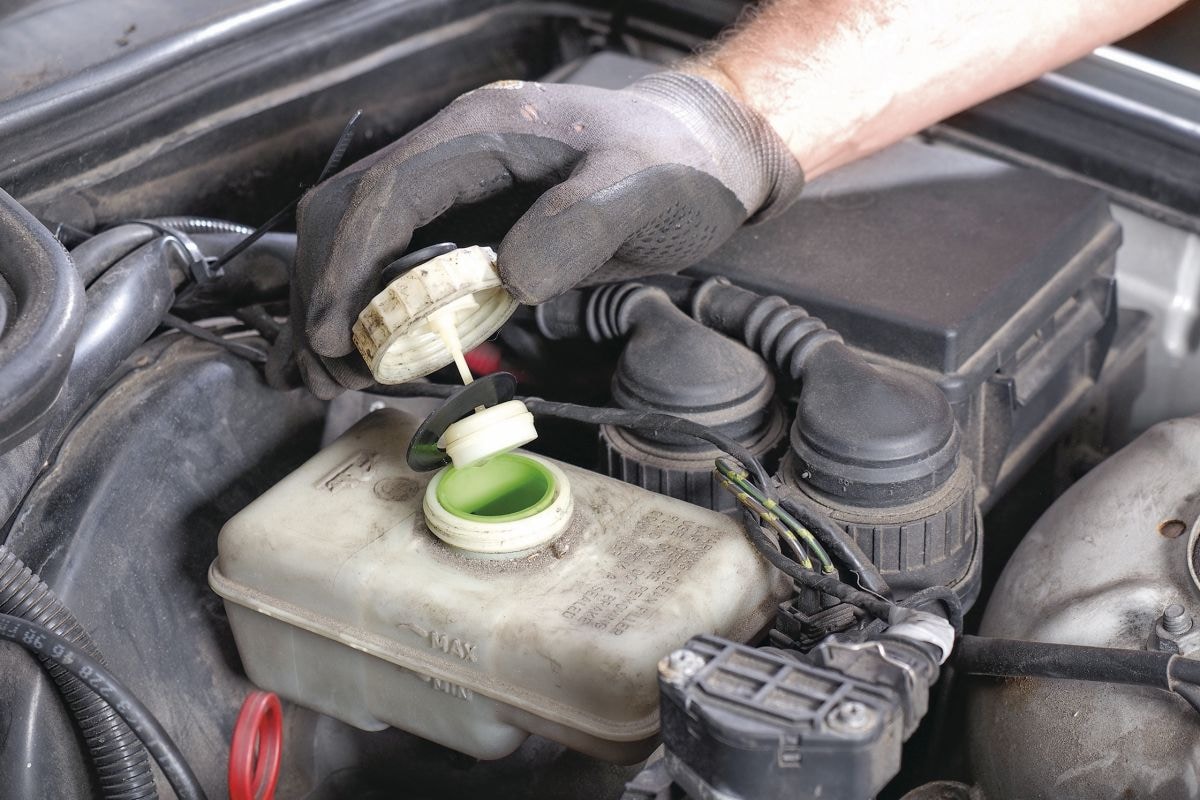 Oververhitte motor - dop expansievat koelvloeistof