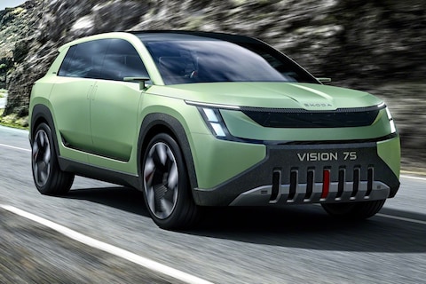 Skoda Vision 7S: elektrische zevenzitter met 600 km bereik
