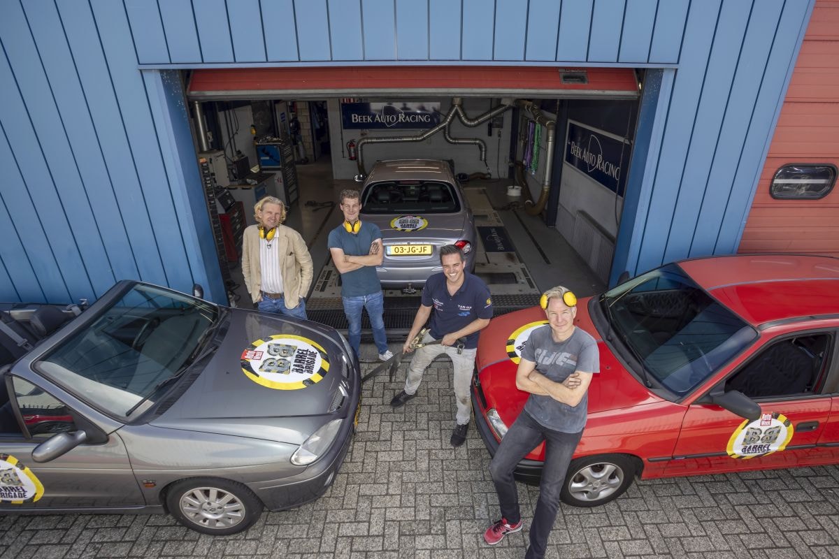 Barrelbrigade op de rollenbank