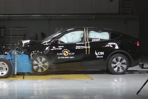 Tesla Model Y breekt records in crashtest Euro NCAP