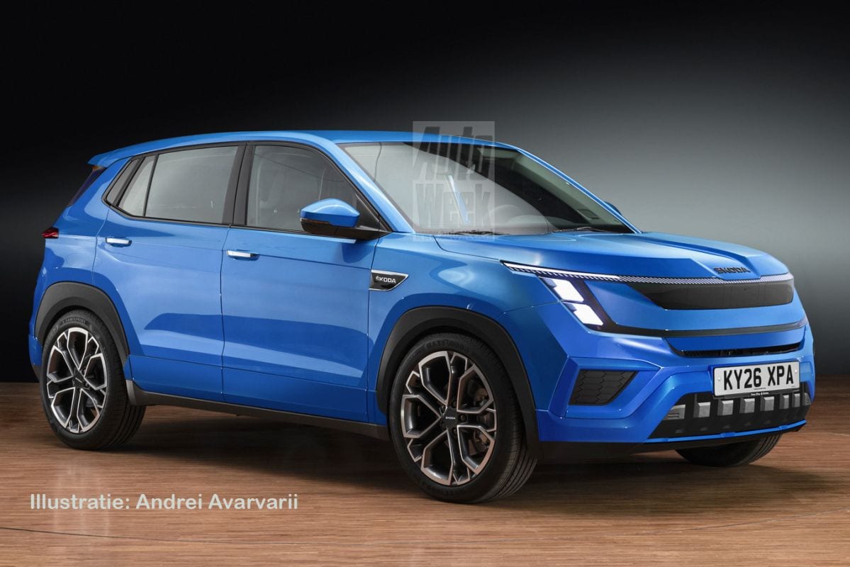 Skoda compacte EV (Illustratie: Andrei Avarvarii)