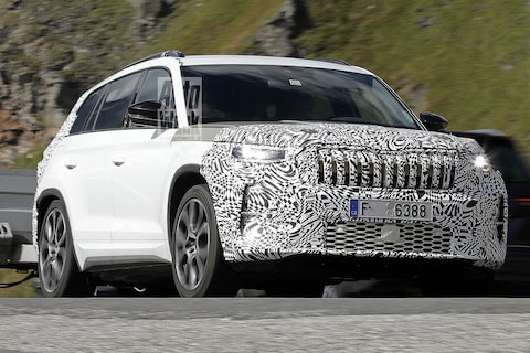 Nieuwe Skoda Kodiaq vermomd als huidige
