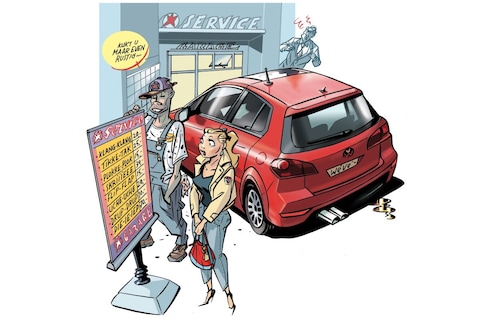 Dealer en universeel gelijkwaardiger voor onderhoud 