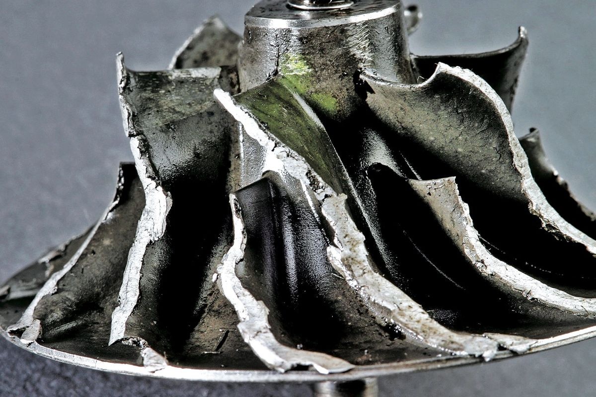 Chiptuning - schade compressorwiel