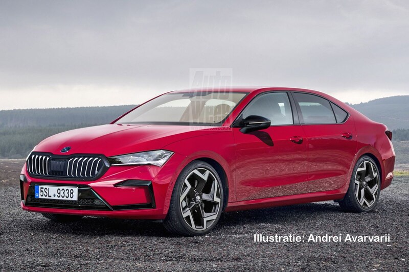 Skoda Superb (Illustratie: Andrei Avarvarii)