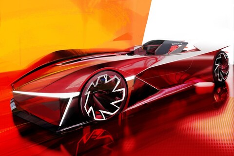 Skoda Vision GT is elektrische racer