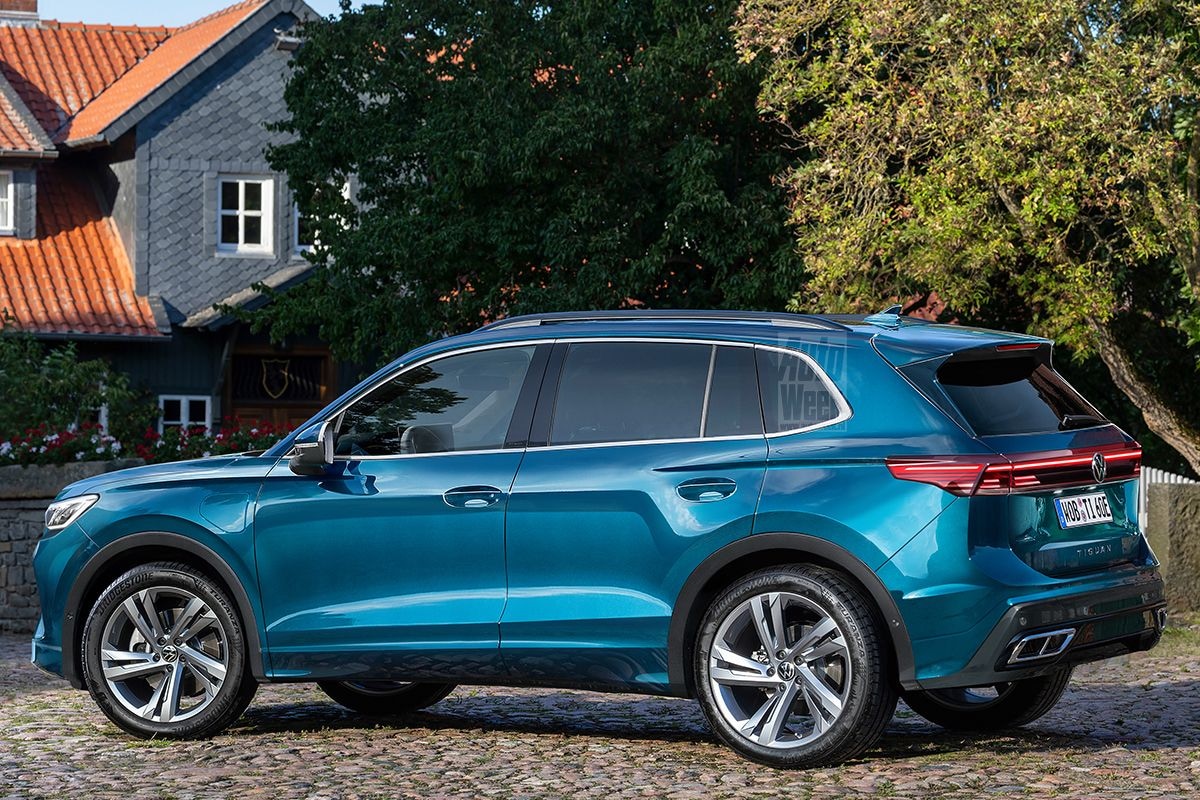 Volkswagen Tiguan vooruitblik