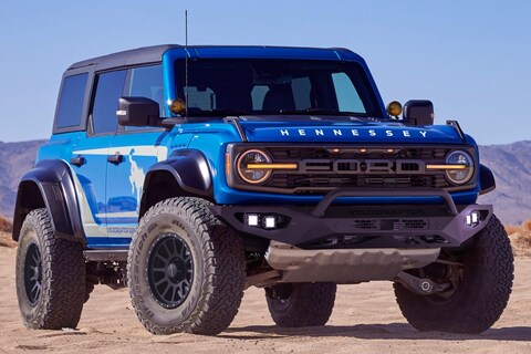 Ford Bronco Raptor wordt sterkere Velociraptor 500