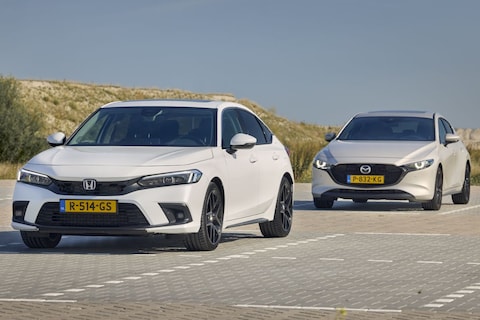 Honda Civic vs. Mazda 3 - Vergelijkende Test