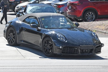 Porsche 911 Convertible spyshots