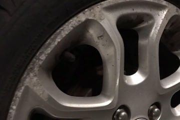 Beschadigde velg
