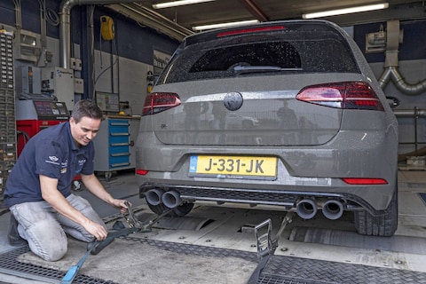 Volkswagen Golf R - Op de Rollenbank