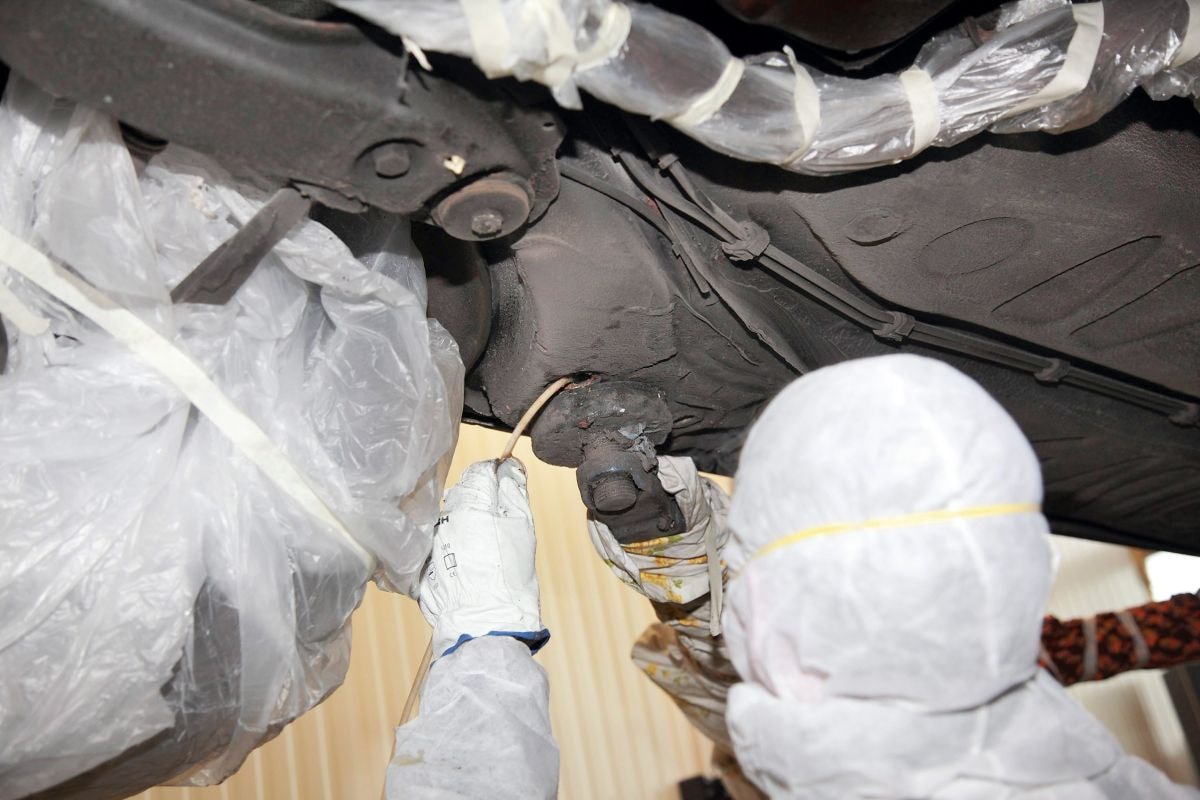 Roest verhelpen - verzegelen holle ruimtes tectyl coating