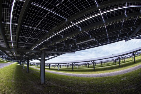 Alle grotere Franse parkeerterreinen overdekt met zonnepanelen