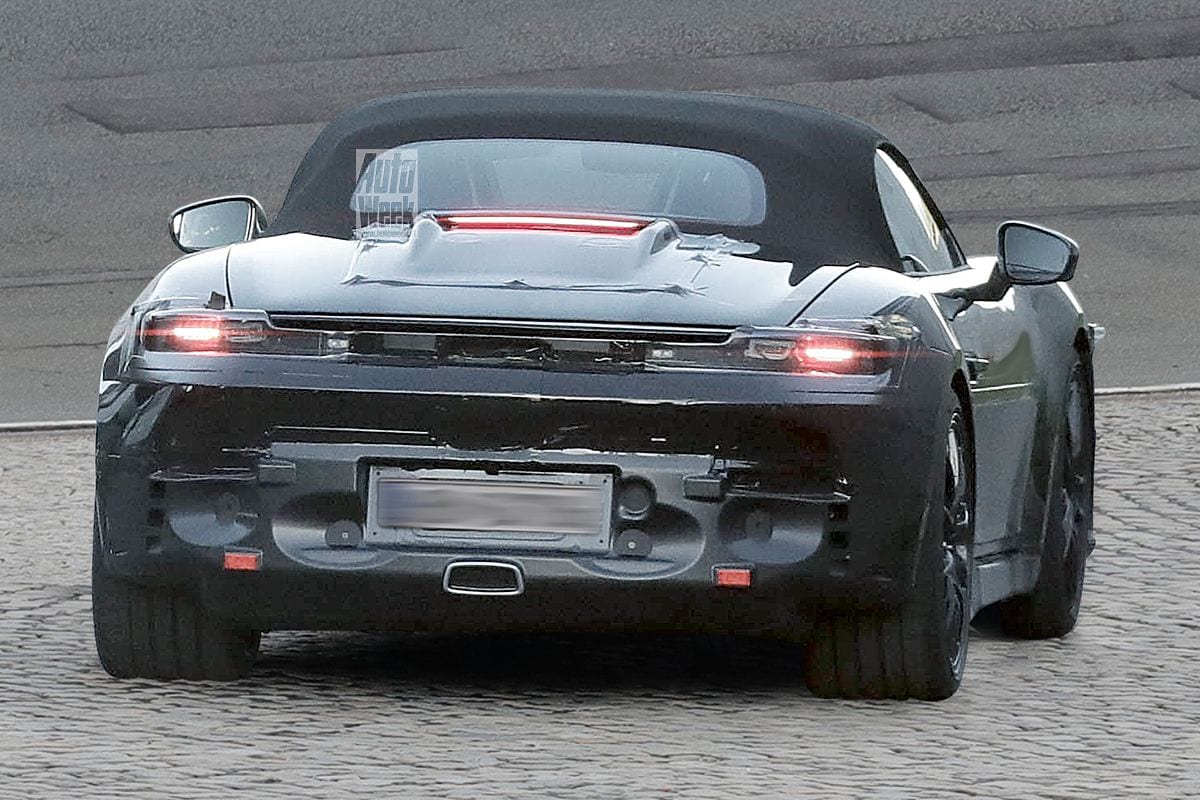 Spyshots elektrische Porsche 718 Boxster
