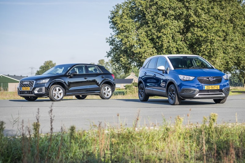 AW2248 Dubbeltest occ Audi Q2 vs Opel Crossland X