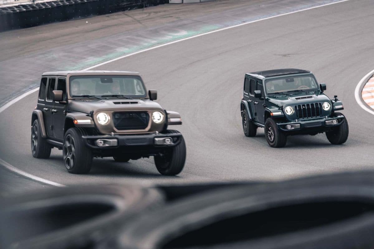Sam's garage Jeep Wrangler