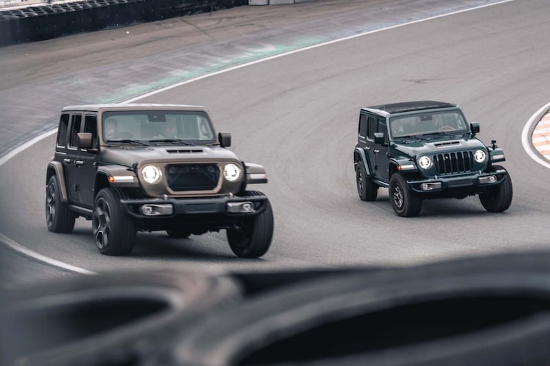 Sam's garage Jeep Wrangler