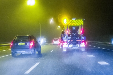 Bijna een miljoen kilo zout gestrooid om gladheid