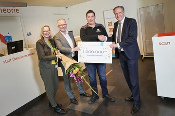 Miljoenste theorie-examen CBR