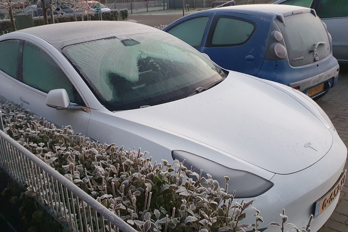 Winter EV kou Tesla voorverwarmen