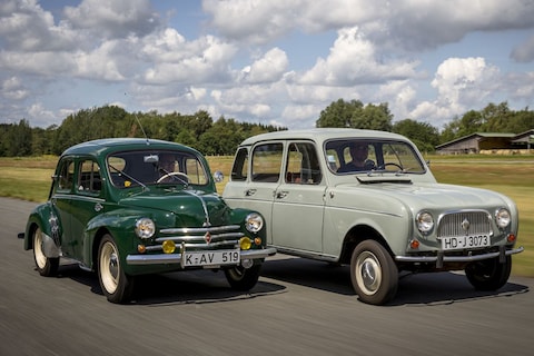 Zo groot was de stap van de Renault 4CV naar de Renault 4