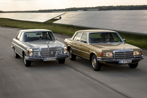 Bij overgang van W108 naar W116 kreeg de Mercedes S-klasse vorm