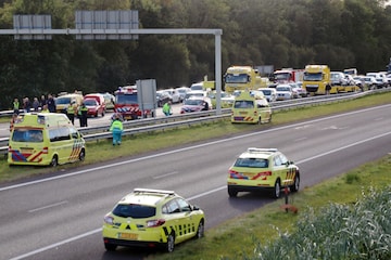 File door ongeval - hulpdiensten - foto ANP